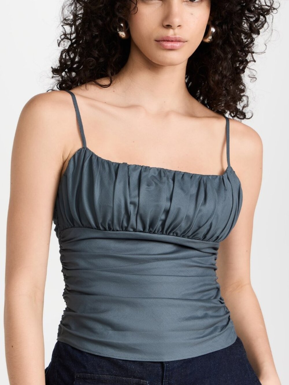 Reformation Tiana Top in Slate Size 2